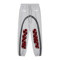 Sun Fade Contrast Tape Fleece Jogged Sweatpants