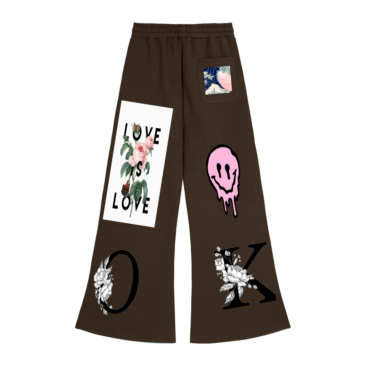 Wide Leg Drawstring Sweatpants