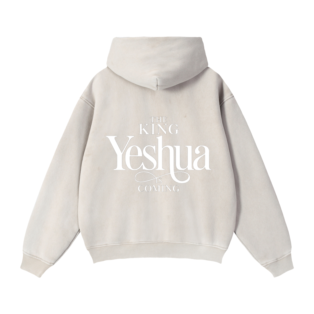 Zip-Through Boxy Fleece Hoodie