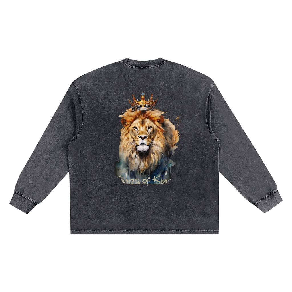 Snow Washed Frayed Edge T-Shirt