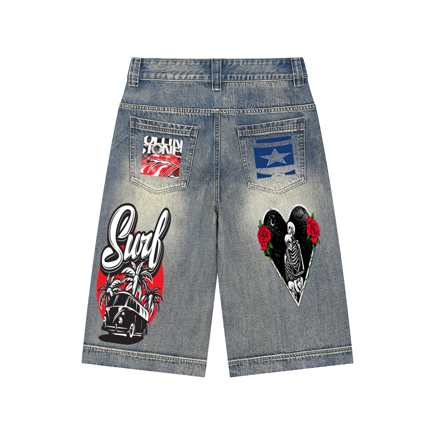 Red YESHUA SHORTS