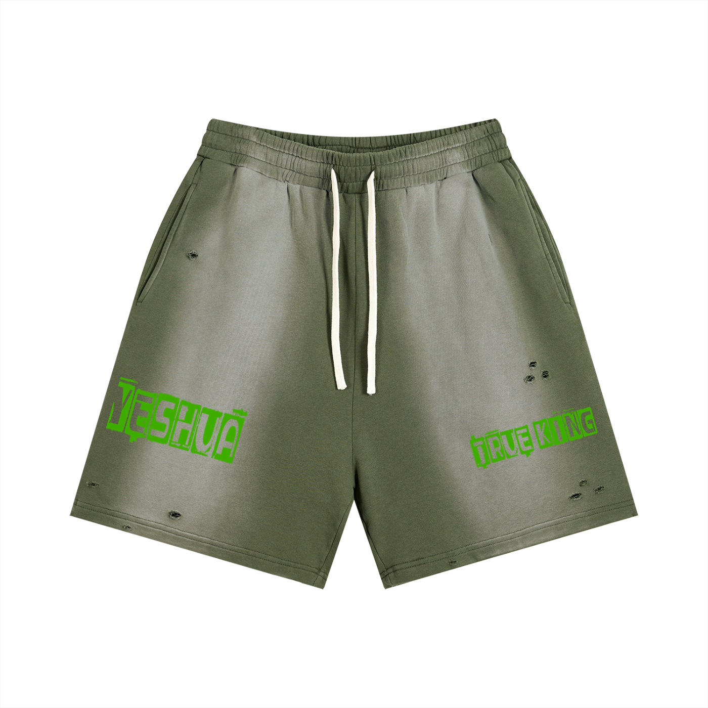 Sun Fade Distressed Shorts