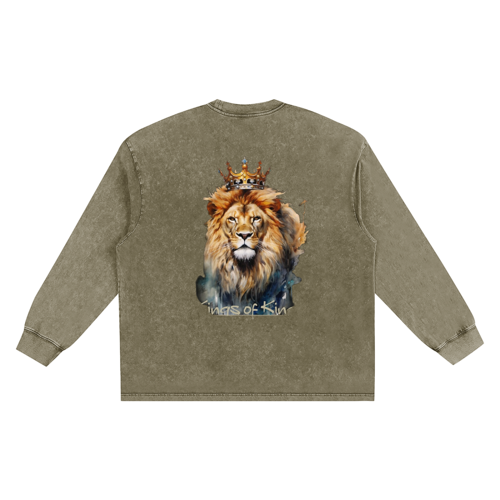 Snow Washed Frayed Edge T-Shirt