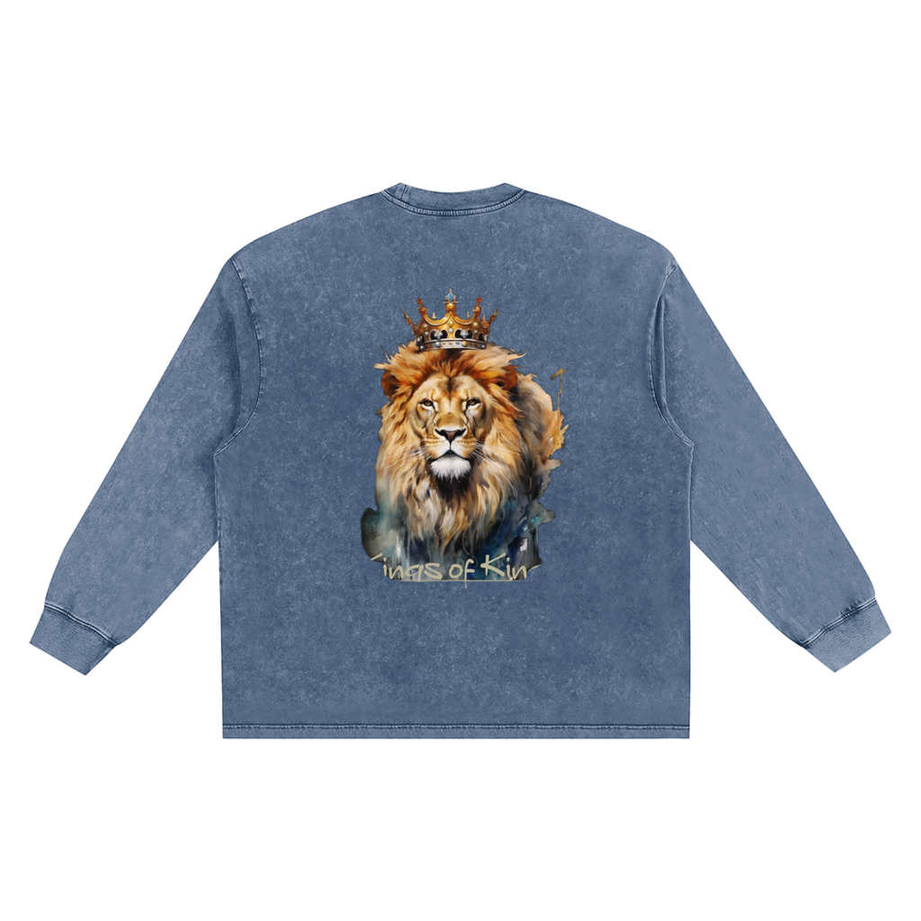Snow Washed Frayed Edge T-Shirt