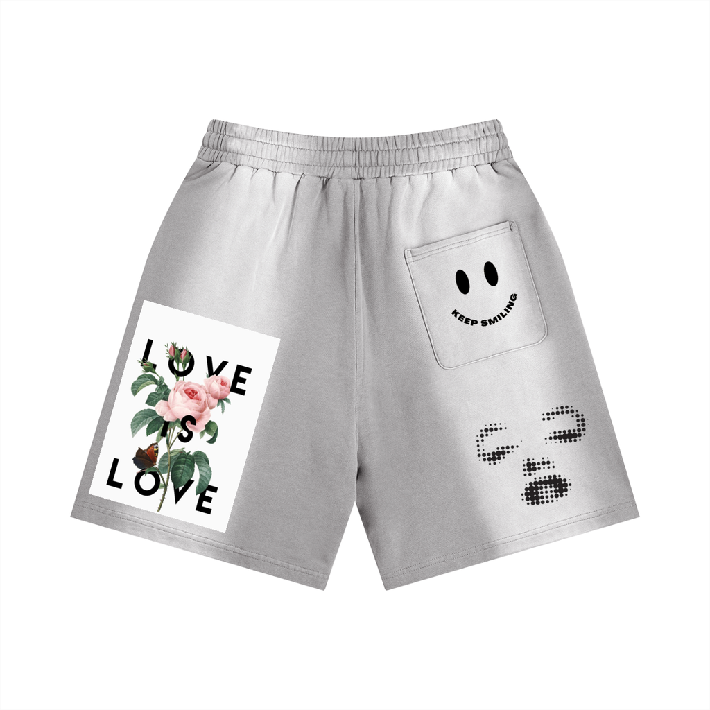 Sun Fade Distressed Shorts