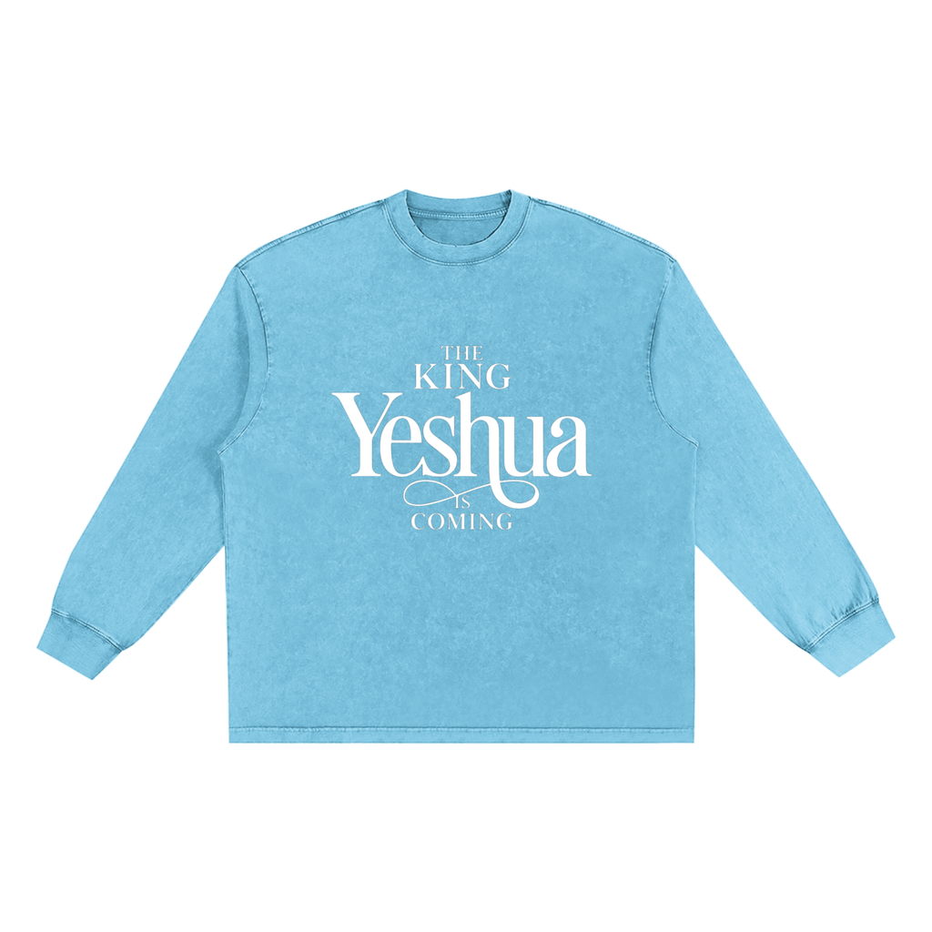 Snow Washed Frayed Edge T-Shirt