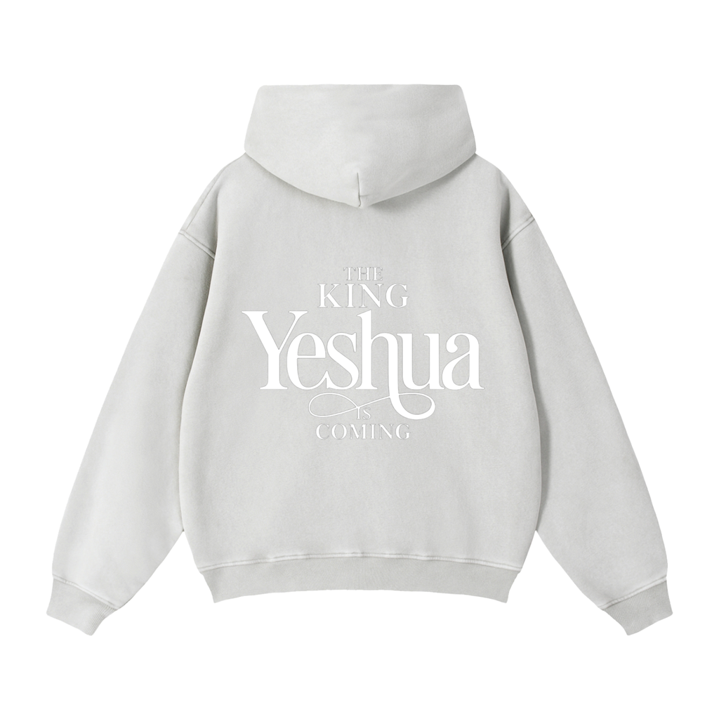 Zip-Through Boxy Fleece Hoodie