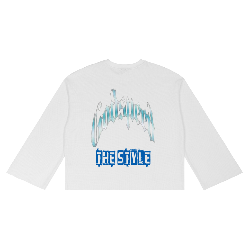 Unisex Waffle Raw Edge T-Shirt