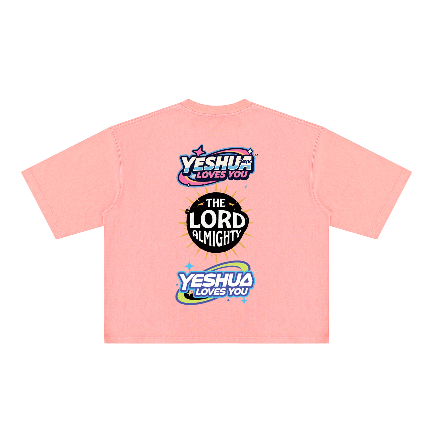 YESHUA: BOY/GIRL Heavyweight Mineral Wash Boxy T-Shirt